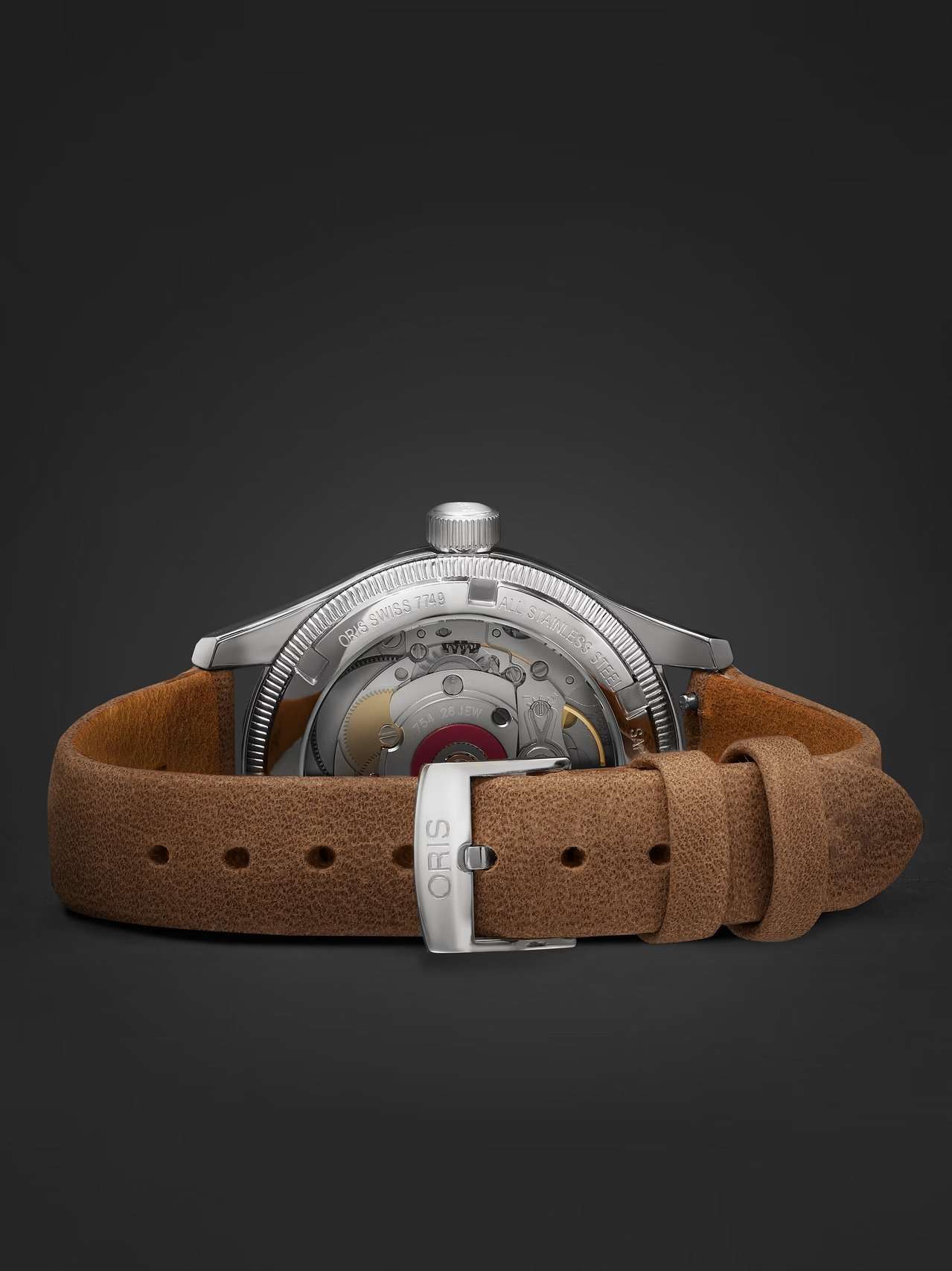 Oris Oris Big Crown Pointer Date 01 754 7749 4067-07 5 17 68 женские часы зеленый циферблат на запястье